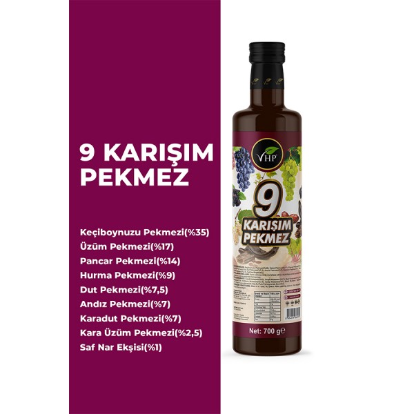 9 Karışım Pekmez Özü 700 gr