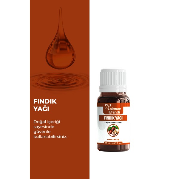 LOKMAN EFENDİ FINDIK YAĞI 20 CC
