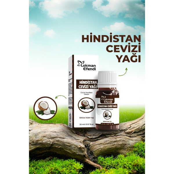 LOKMAN EFENDİ HİNDİSTAN CEVİZİ YAĞI 20 CC LOKMAN EFENDİ HİNDİSTAN CEVİZİ YAĞI 20 CC