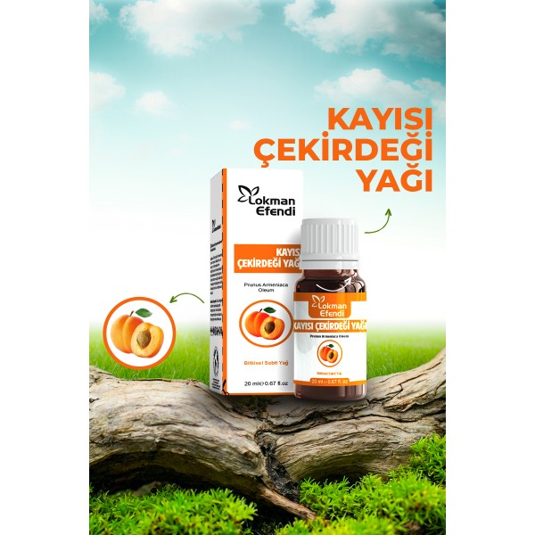 LOKMAN EFENDİ KAYISI ÇEKİRDEĞİ YAĞI 20 CC LOKMAN EFENDİ KAYISI ÇEKİRDEĞİ YAĞI 20 CC