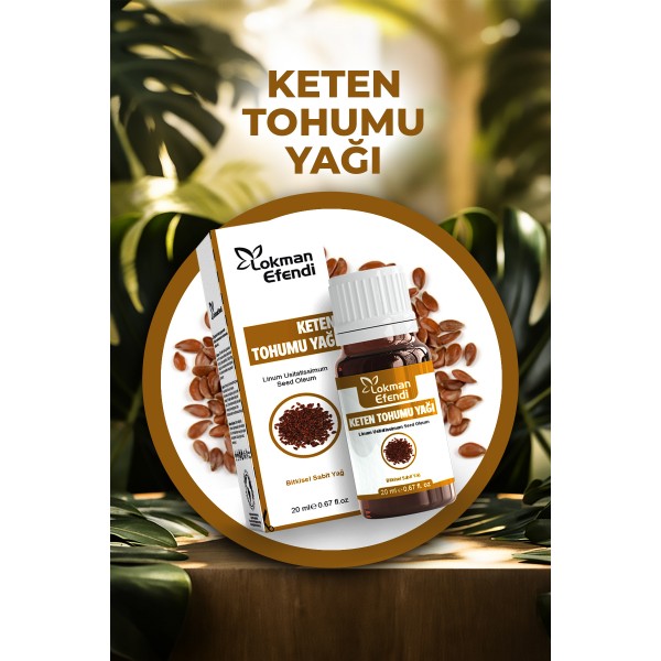 LOKMAN EFENDİ KETEN TOHUMU YAĞI 20 CC LOKMAN EFENDİ KETEN TOHUMU YAĞI 20 CC