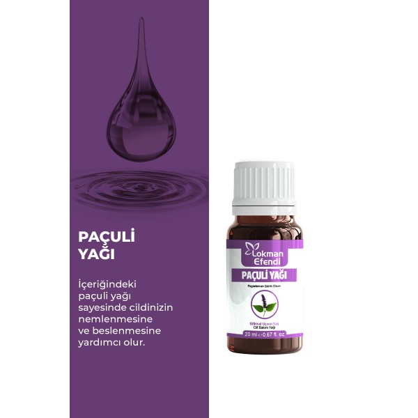 LOKMAN EFENDİ PAÇULİ YAĞI 20 CC LOKMAN EFENDİ PAÇULİ YAĞI 20 CC