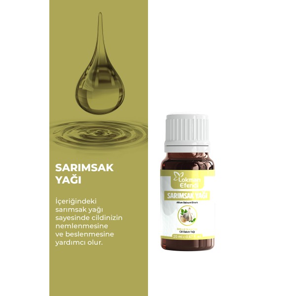 LOKMAN EFENDİ SARIMSAK YAĞI 20 CC