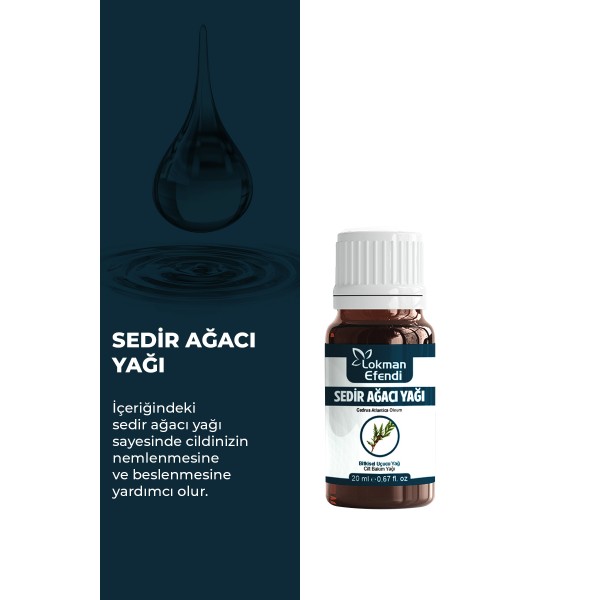 LOKMAN EFENDİ SEDİR AĞACI YAĞI 20 CC