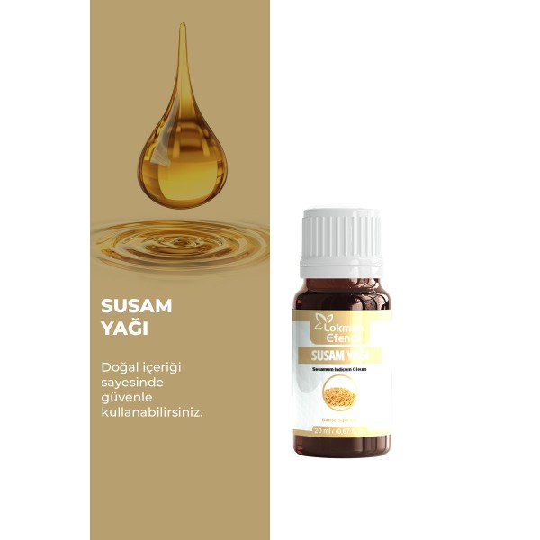 LOKMAN EFENDİ SUSAM YAĞI 20 CC