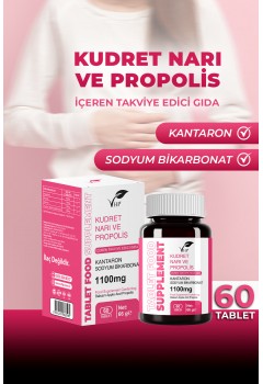 KUDRET NARI VE PROPOLİS İÇEREN TAKVİYE EDİCİ GIDA 60 TABLET KUDRET NARI VE PROPOLİS İÇEREN TAKVİYE EDİCİ GIDA 60 TABLET