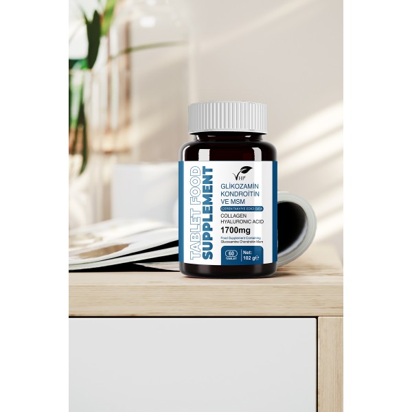 GLİKOZAMİN KONDROİTİN VE MSM İÇEREN TAKVİYE EDİCİ GIDA 60 TABLET
