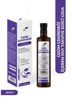 Üzüm Çekirdeği İçeren Sıvı Gıda Takviyesi 250ml Üzüm Çekirdeği İçeren Sıvı Gıda Takviyesi 250ml