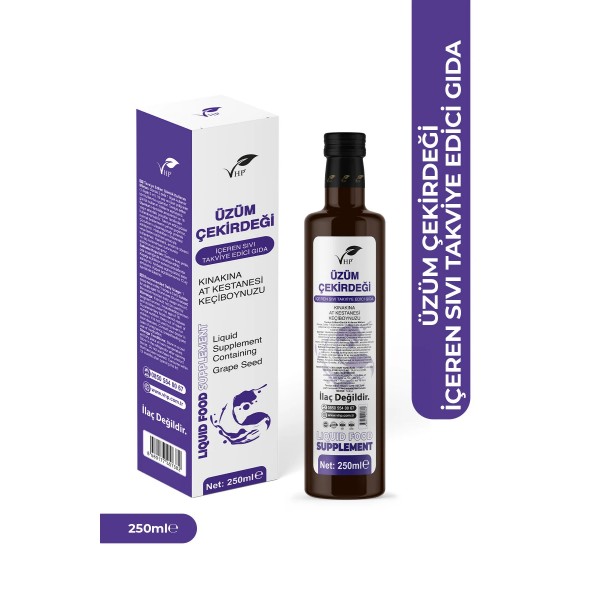 Üzüm Çekirdeği İçeren Sıvı Gıda Takviyesi 250ml
