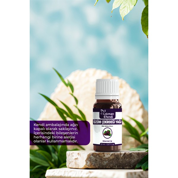 LOKMAN EFENDİ ÜZÜM ÇEKİRDEĞİ YAĞI 20 CC LOKMAN EFENDİ ÜZÜM ÇEKİRDEĞİ YAĞI 20 CC