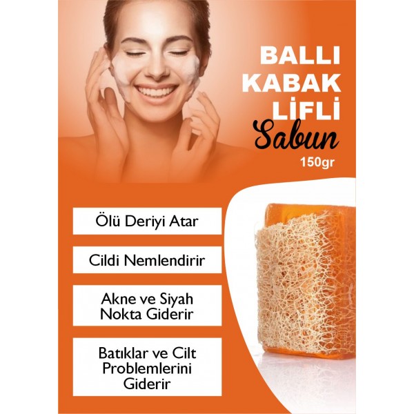 VA COSMETIC ARI SÜTLÜ BALLI LİFLİ SABUN 130 GR