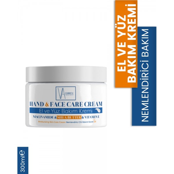 VA COSMETIC EL VE YÜZ KREMİ 300 ML KAVANOZ