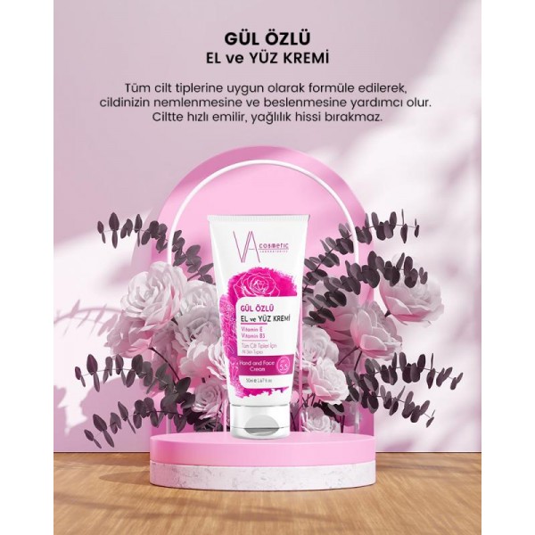 VA COSMETIC GÜL ÖZLÜ KREM 50 ML