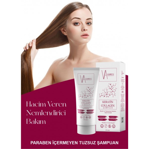 VA COSMETIC KERATİN COLLAGEN ŞAMPUAN 250 ML