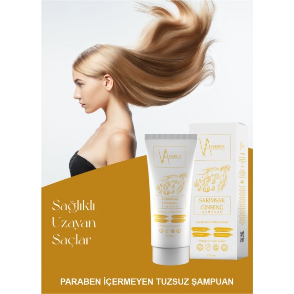 VA COSMETIC SARIMSAK&GİNSENG ŞAMPUAN 250 ML