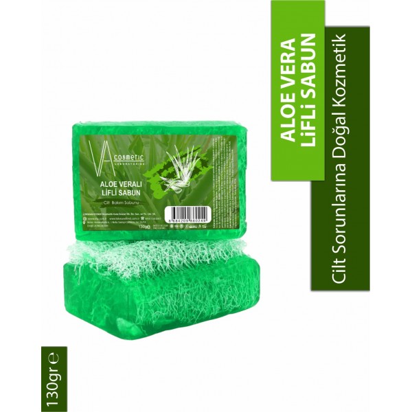 VA COSMETIC ALOE VERALI LİFLİ SABUN