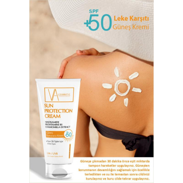 VA COSMETIC GÜNEŞ KORUYUCU KREM 50 ML