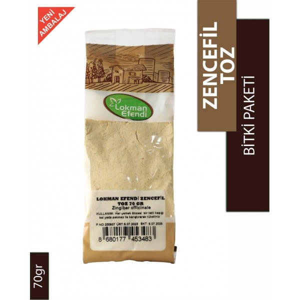 LOKMAN EFENDİ ZENCEFİL TOZ 70 GR