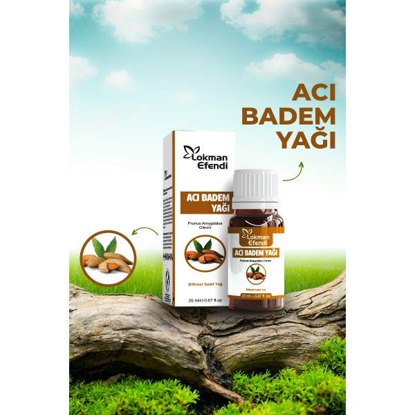 LOKMAN EFENDİ ACI BADEM YAĞI 20 CC