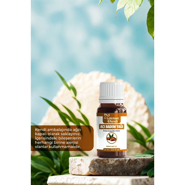 LOKMAN EFENDİ ACI BADEM YAĞI 20 CC