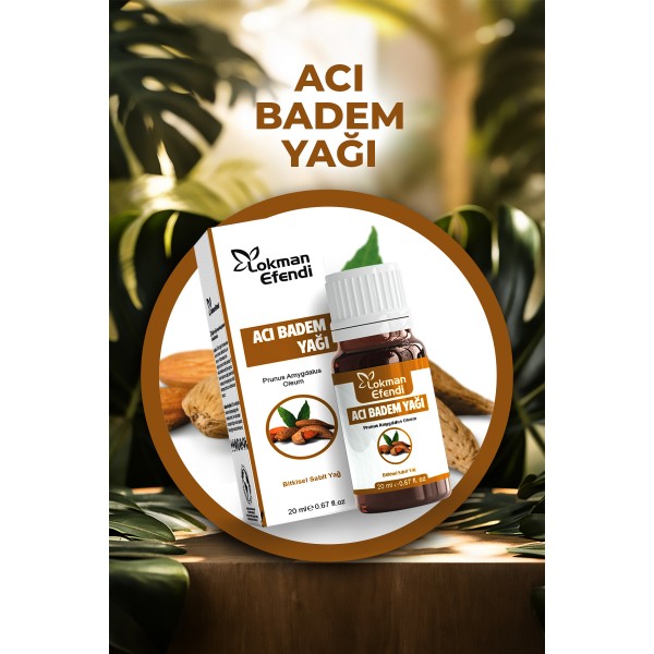 LOKMAN EFENDİ ACI BADEM YAĞI 20 CC