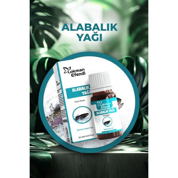 LOKMAN EFENDİ ALABALIK YAĞI 20 CC LOKMAN EFENDİ ALABALIK YAĞI 20 CC