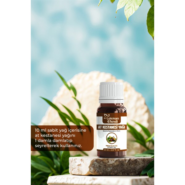 LOKMAN EFENDİ AT KESTANESİ YAĞI 20 CC LOKMAN EFENDİ AT KESTANESİ YAĞI 20 CC