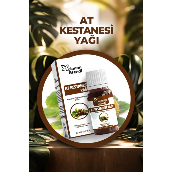 LOKMAN EFENDİ AT KESTANESİ YAĞI 20 CC LOKMAN EFENDİ AT KESTANESİ YAĞI 20 CC