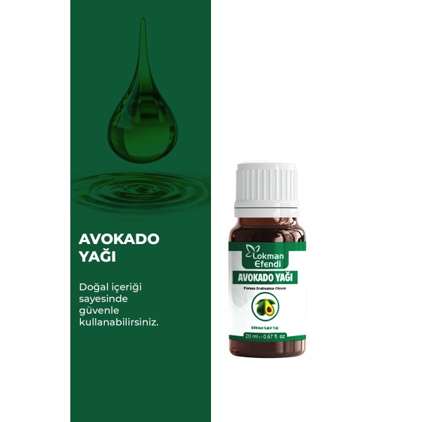 LOKMAN EFENDİ AVOKADO YAĞI 20 CC LOKMAN EFENDİ AVOKADO YAĞI 20 CC