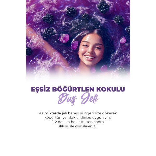Böğürtlenli Duş Jeli 500 ml Böğürtlenli Duş Jeli 500 ml