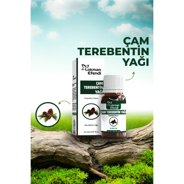 LOKMAN EFENDİ ÇAM TEREBENTİN YAĞI 20 CC LOKMAN EFENDİ ÇAM TEREBENTİN YAĞI 20 CC