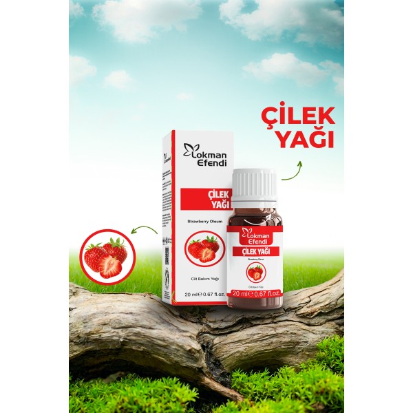 LOKMAN EFENDİ ÇİLEK YAĞI 20 CC LOKMAN EFENDİ ÇİLEK YAĞI 20 CC