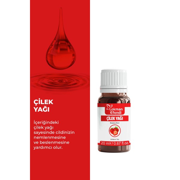 LOKMAN EFENDİ ÇİLEK YAĞI 20 CC