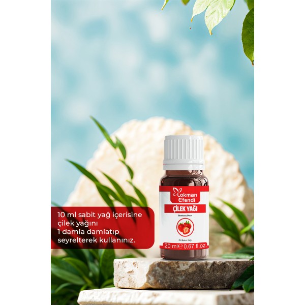 LOKMAN EFENDİ ÇİLEK YAĞI 20 CC