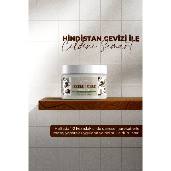 SCRUB HİNDİSTAN CEVİZİ 300 ML SCRUB HİNDİSTAN CEVİZİ 300 ML