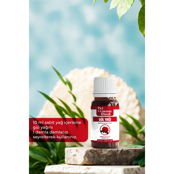 LOKMAN EFENDİ GÜL YAĞI 20 CC