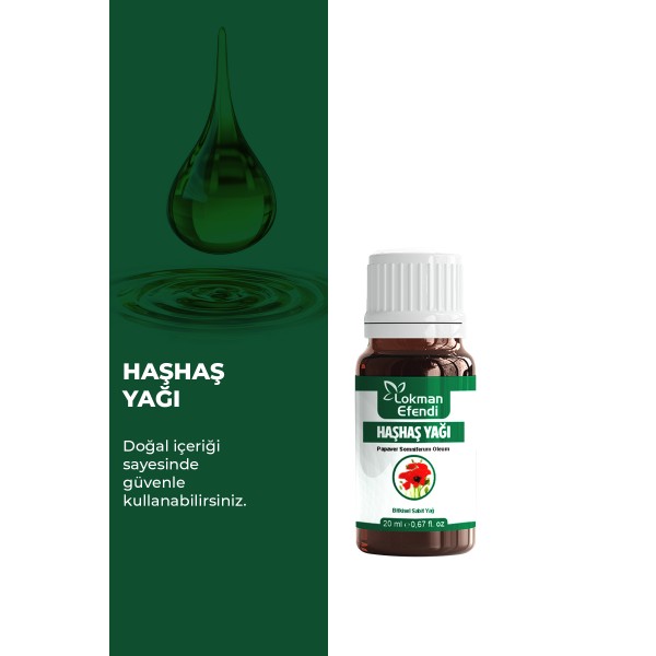 LOKMAN EFENDİ HAŞHAŞ YAĞI 20 CC LOKMAN EFENDİ HAŞHAŞ YAĞI 20 CC