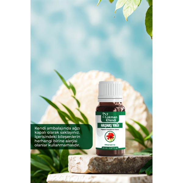 LOKMAN EFENDİ HAŞHAŞ YAĞI 20 CC LOKMAN EFENDİ HAŞHAŞ YAĞI 20 CC