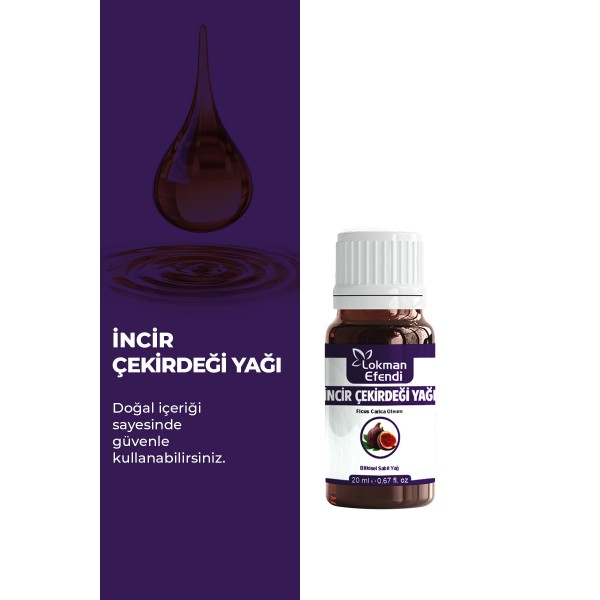 LOKMAN EFENDİ İNCİR ÇEKİRDEĞİ YAĞI 20 CC LOKMAN EFENDİ İNCİR ÇEKİRDEĞİ YAĞI 20 CC