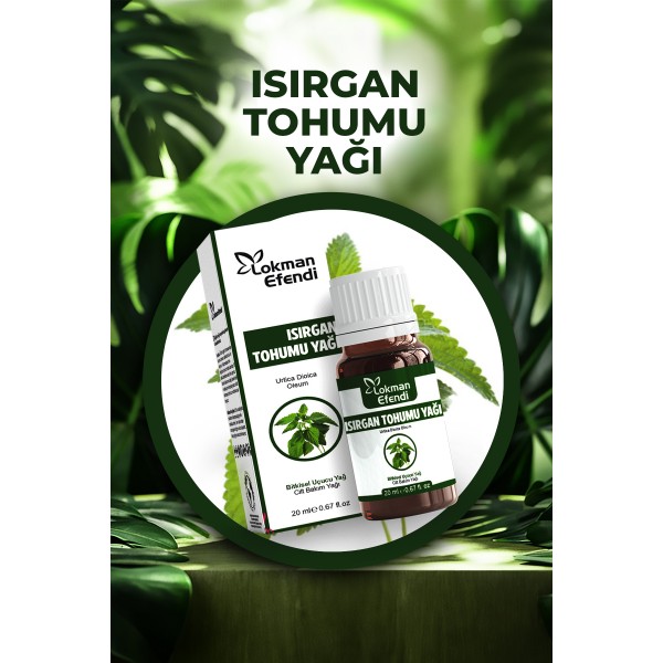 LOKMAN EFENDİ ISIRGAN TOHUMU YAĞI 20 CC