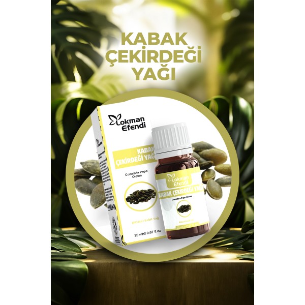LOKMAN EFENDİ KABAK ÇEKİRDEĞİ YAĞI 20 CC LOKMAN EFENDİ KABAK ÇEKİRDEĞİ YAĞI 20 CC
