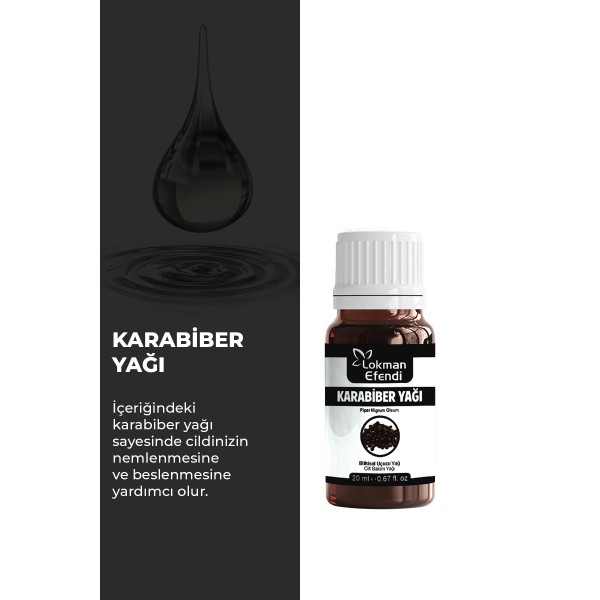 LOKMAN EFENDİ KARABİBER YAĞI 20 CC