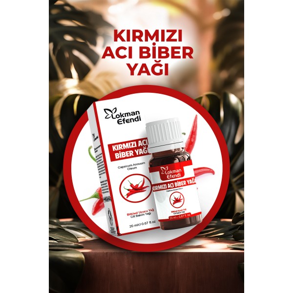LOKMAN EFENDİ KIRMIZI ACI BİBER YAĞI 20 CC
