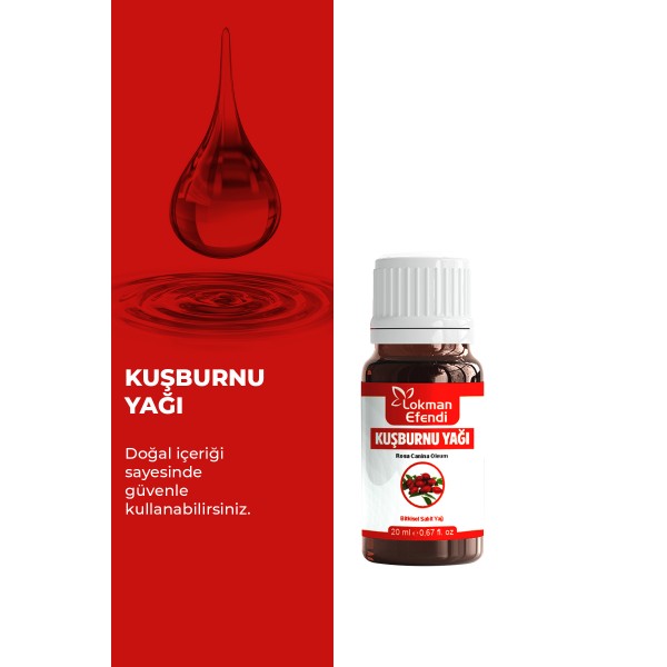 LOKMAN EFENDİ KUŞBURNU YAĞI 20 CC LOKMAN EFENDİ KUŞBURNU YAĞI 20 CC