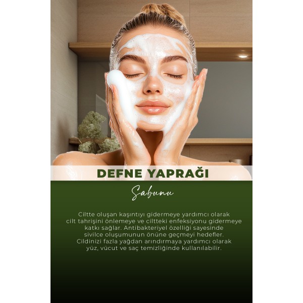 VA COSMETIC DEFNE YAPRAĞI SABUNU VA COSMETIC DEFNE YAPRAĞI SABUNU