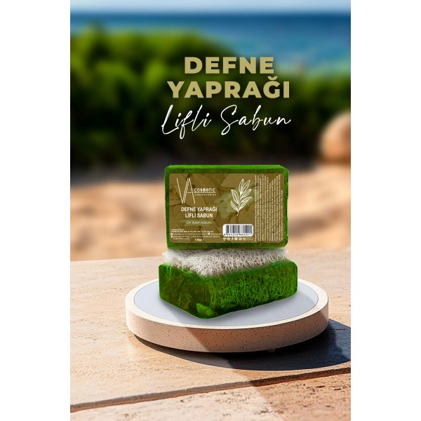 VA COSMETIC DEFNE YAPRAĞI LİFLİ SABUN 