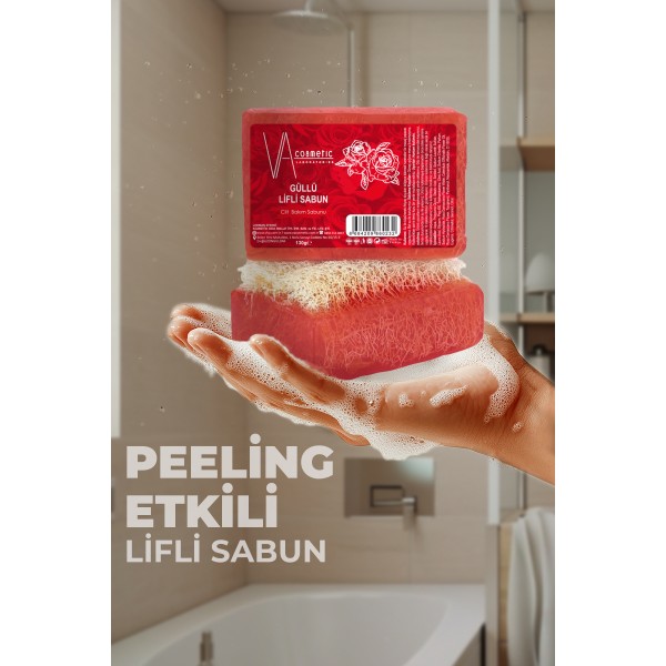 VA COSMETIC GÜLLÜ LİFLİ SABUN VA COSMETIC GÜLLÜ LİFLİ SABUN