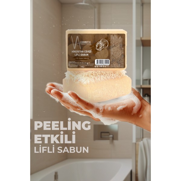 VA COSMETIC HİNDİSTAN CEVİZİ LİFLİ SABUN