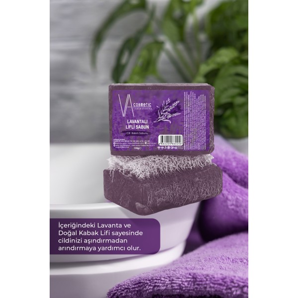 VA COSMETIC LAVANTALI LİFLİ SABUN 
