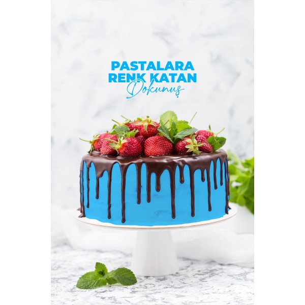 Sıvı Gıda Boyası Mavi 25 ml